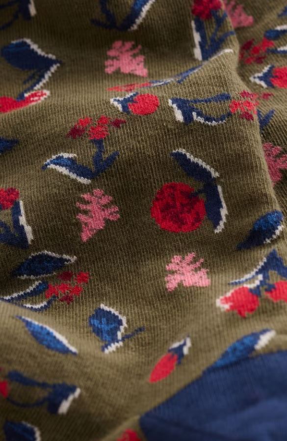 Socken - Womens Arty Socks - Plant Cuttings Fern Moss
