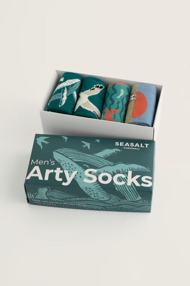 Herren-Socken - Gift Box of 4 Men’s Arty Socks Creatures - Dowr Mix