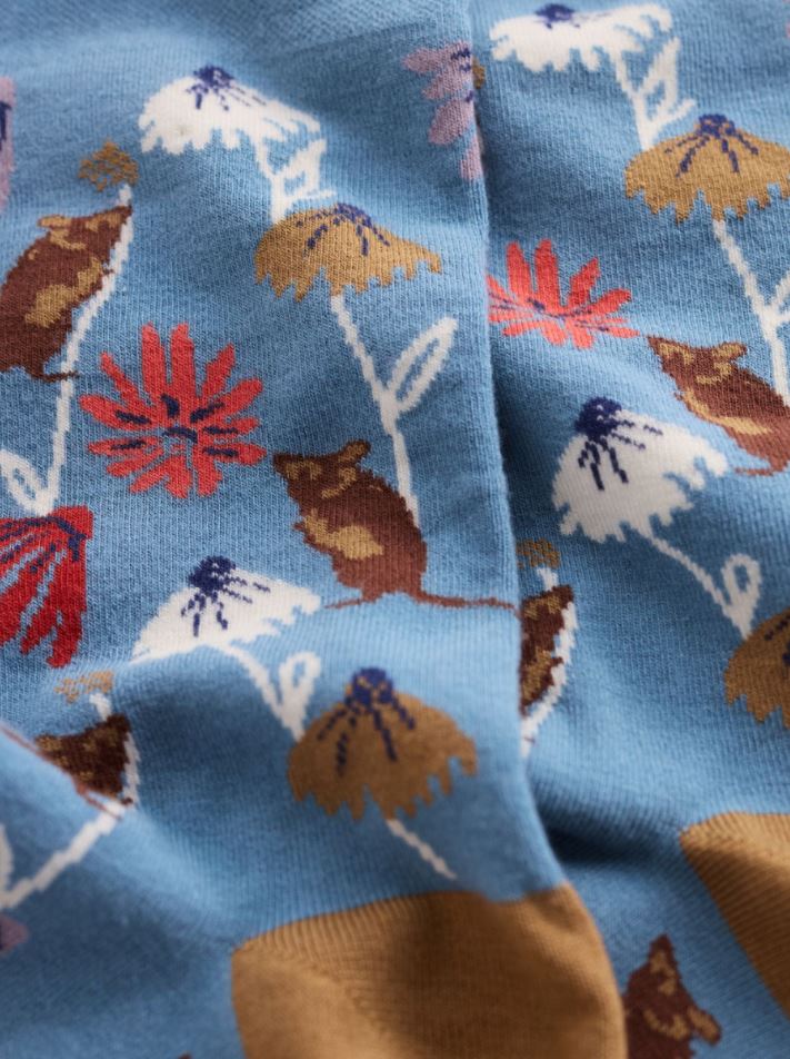 Socken - Women's Bamboo Arty Socks - Harvest Mouse Estuary