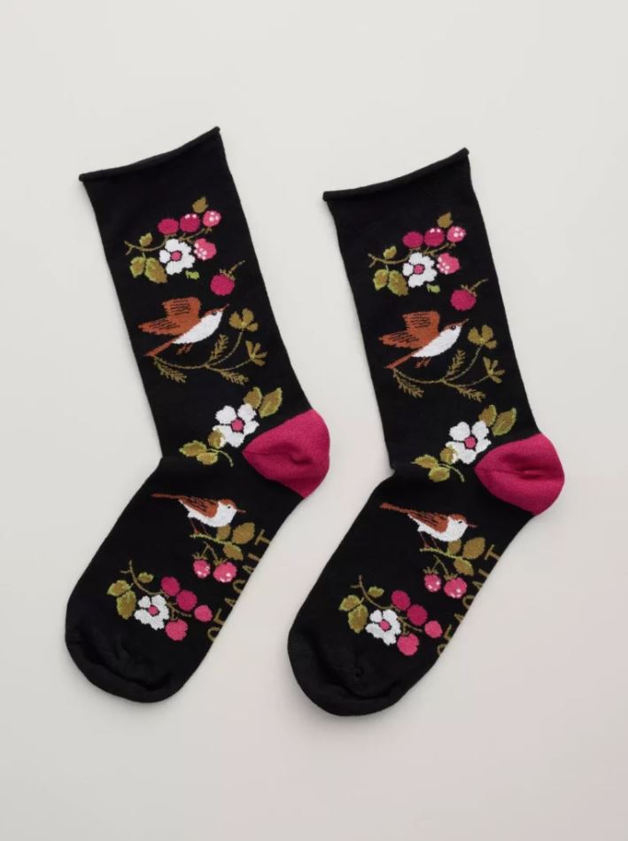 Socken - Women's Bamboo Arty Socks - Sweet Nightingale Onyx