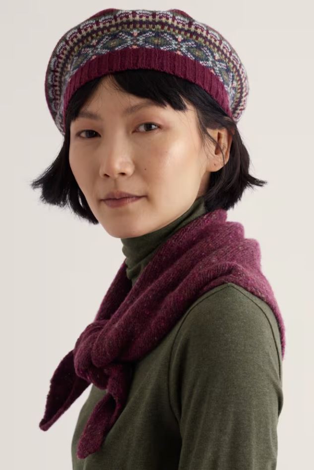 Mütze - Early Bird Beret - Larkspur Dark Hellebore