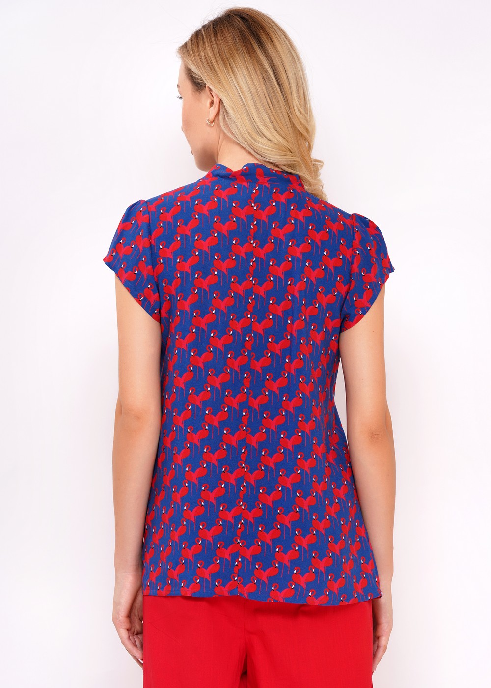 Bluse - Anna - flamingo