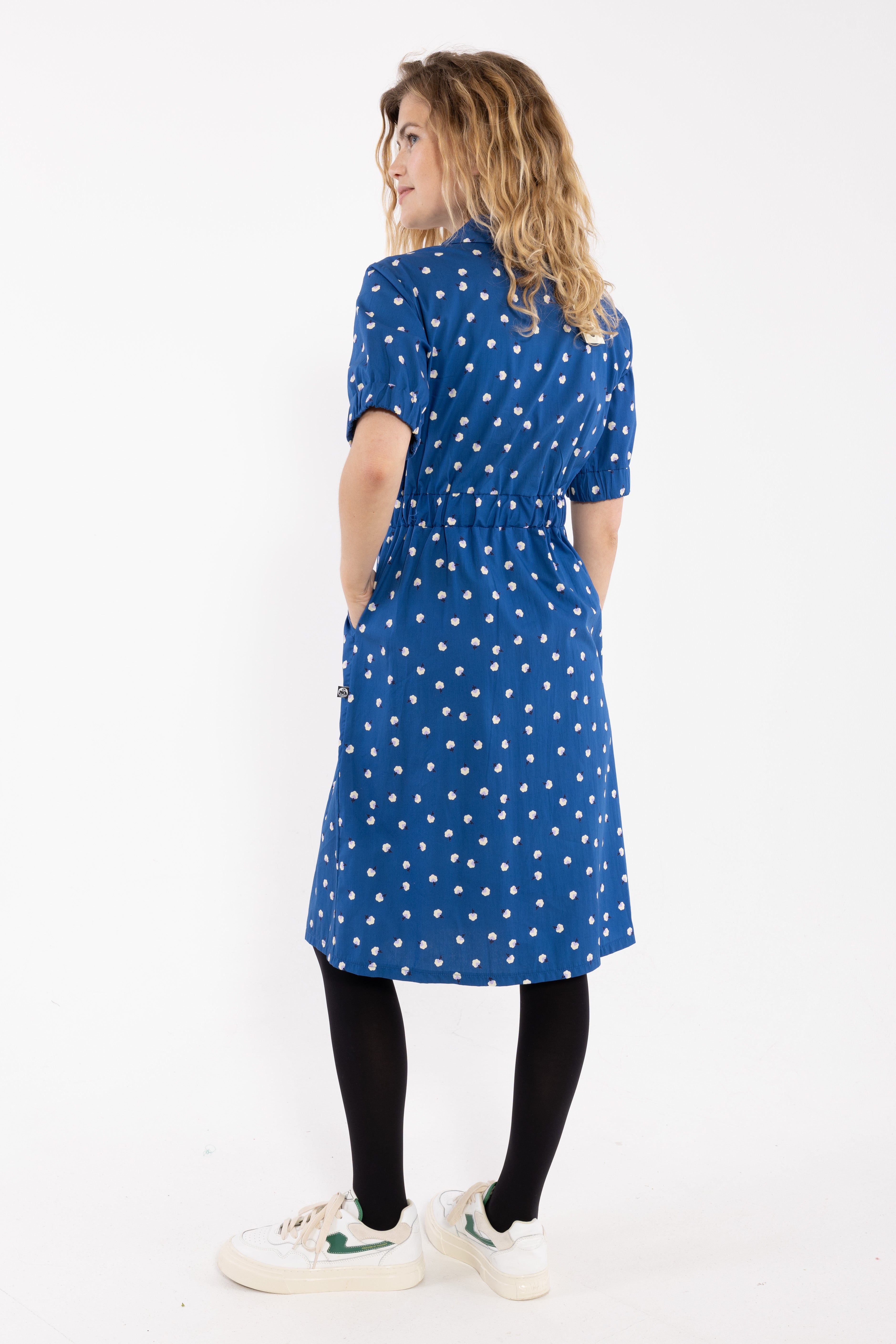 Kleid - Danesusanne Poplin Dress Dark Blue LILFLUFFERS