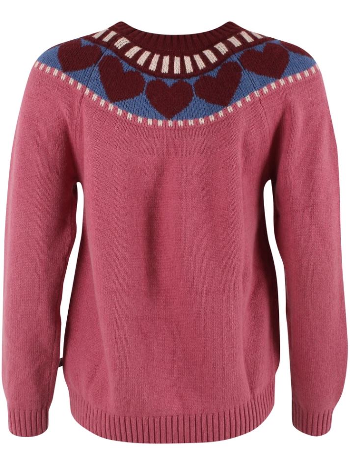 Pullover - Daneglamping Wool Sweater Berry Compote HEART
