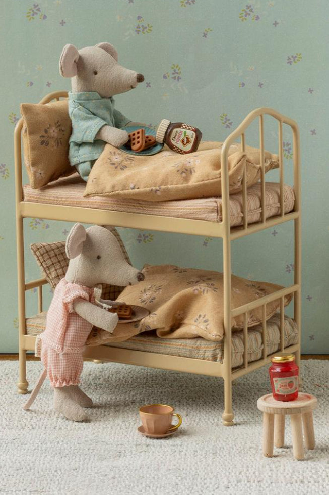 Etagenbett - Maus - Beige - Maileg Zubehör