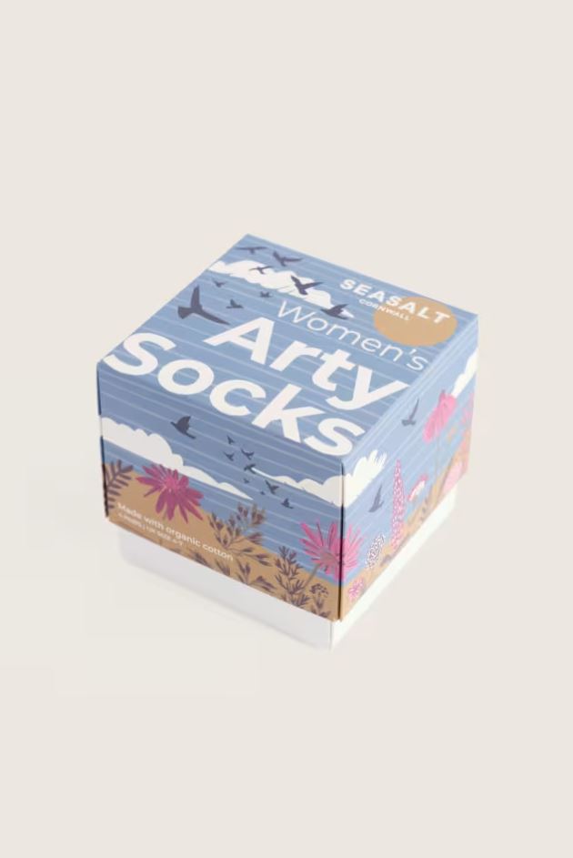 Socken-Box - Gift Box of 4 Women's Arty Socks Scenic - Lovan Mix