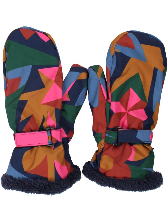 Handschuhe - Danehandy Mittens Dark Navy/Soft Cherry GEOFLEUR