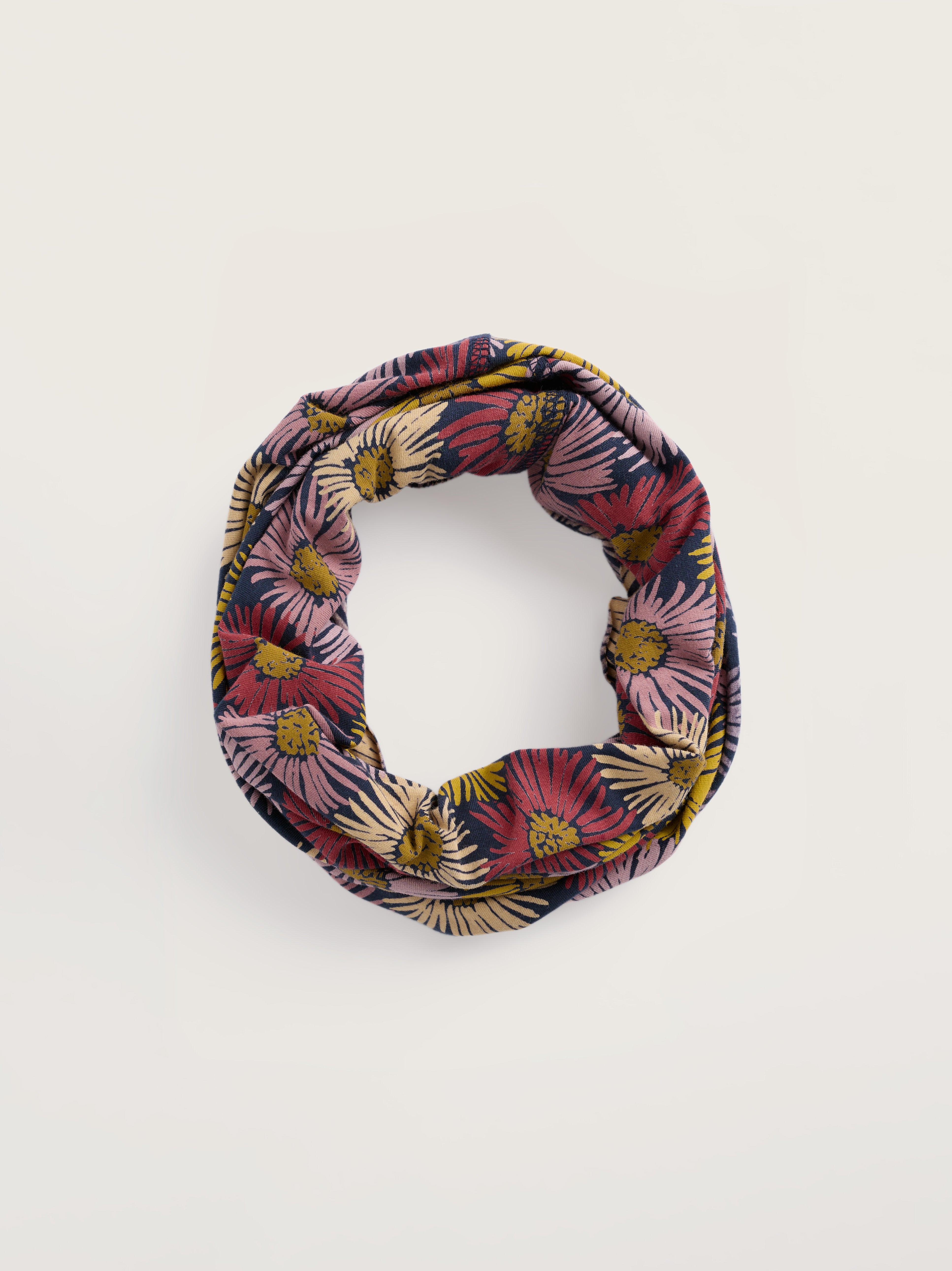 Haarband - Handyband - Painted Asters Maritime