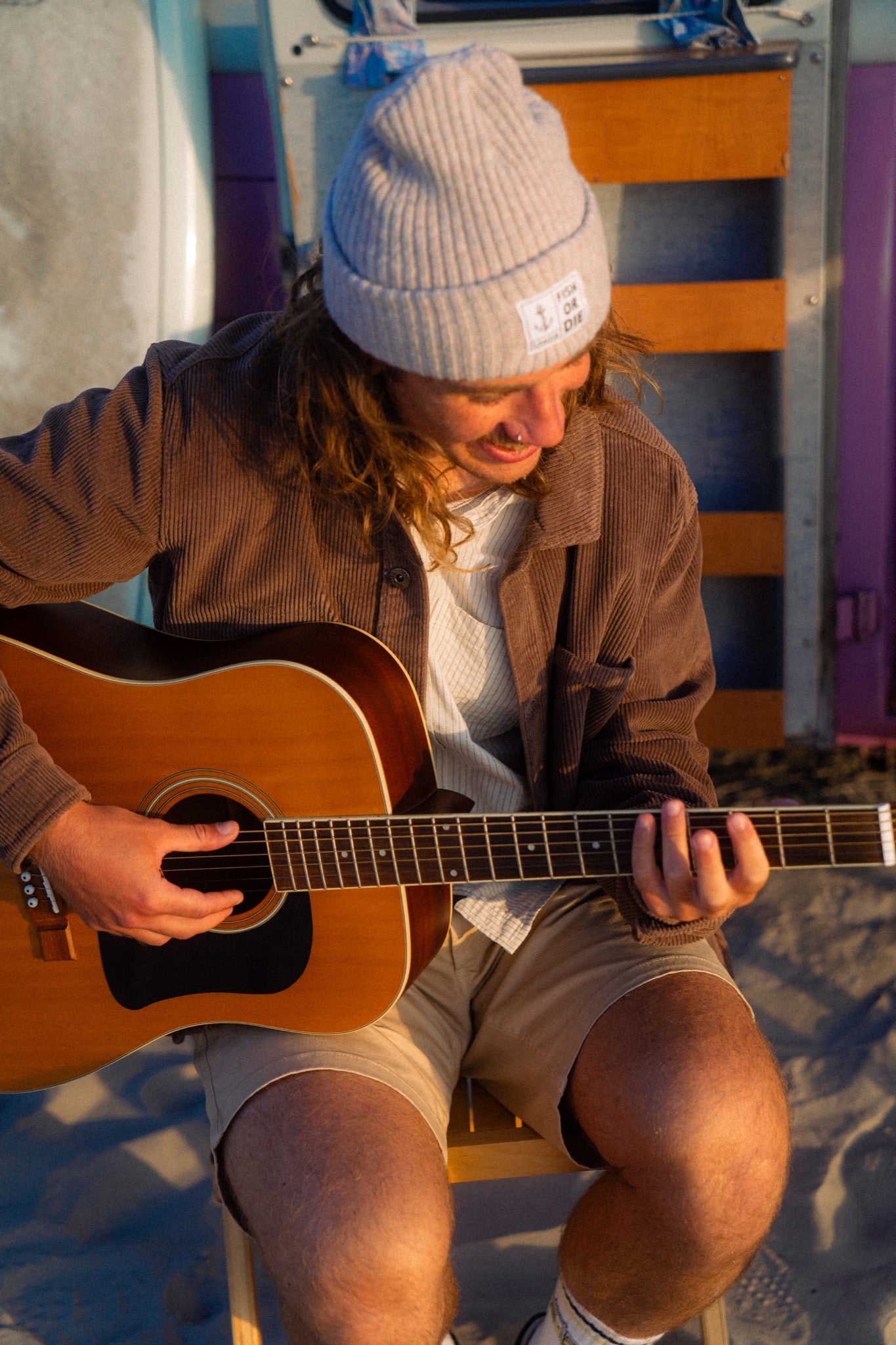 Mütze - Fish or Die Beanie - Sand