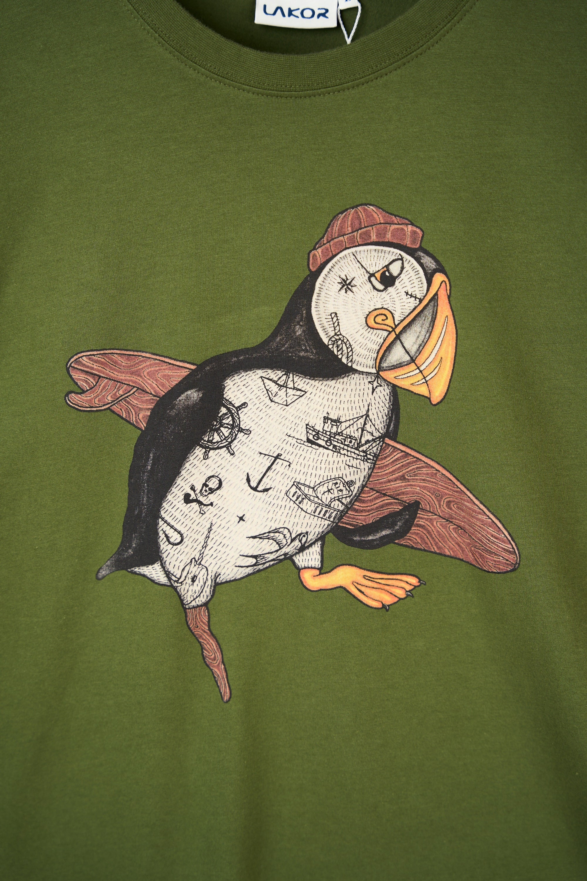 T-Shirt - Sea Parrot Surf T-shirt - Riffle Green