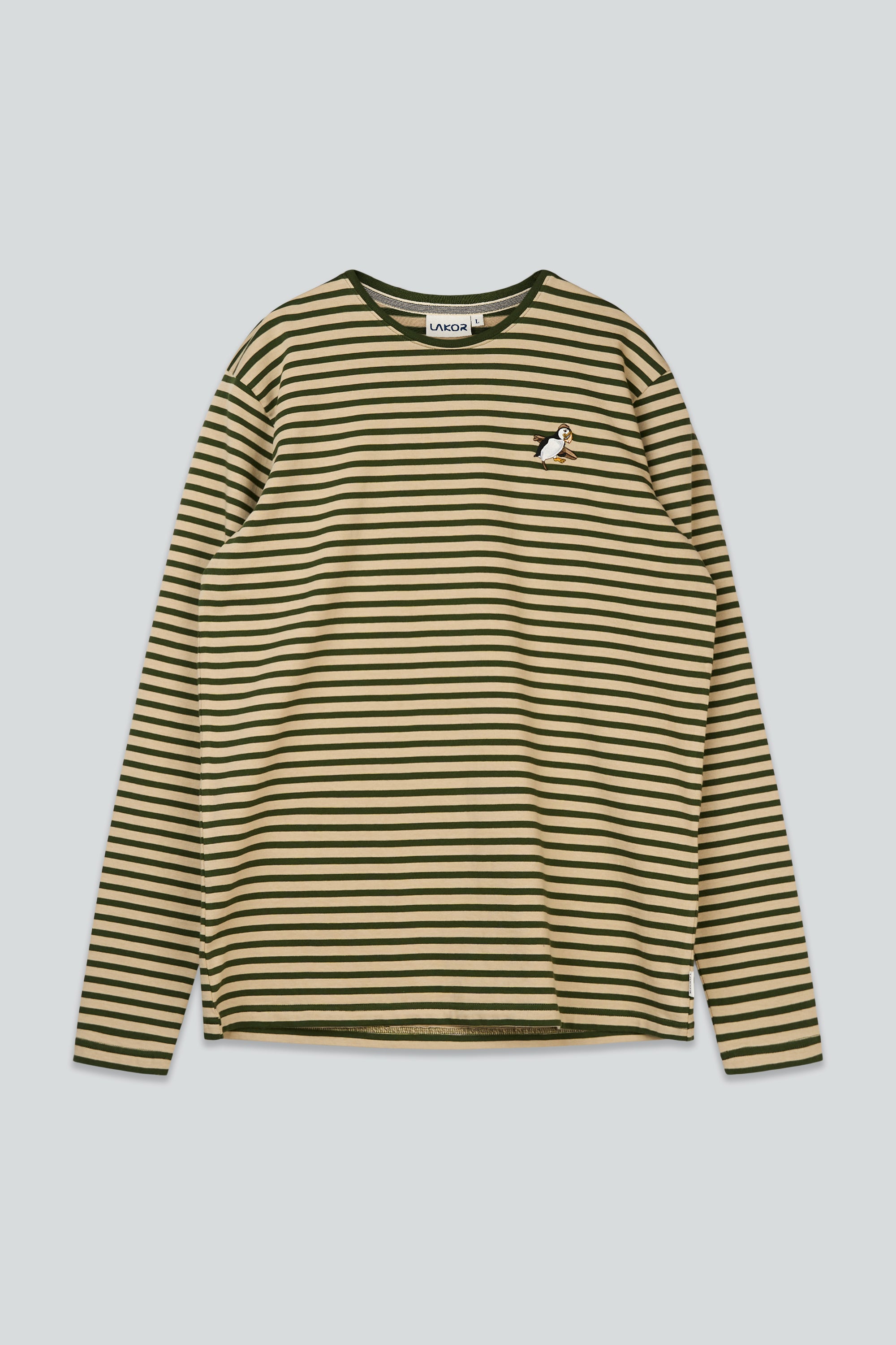 T-Shirt - Ahoy! Mini Sea Parrot Surf - White Pepper/Riffle Green