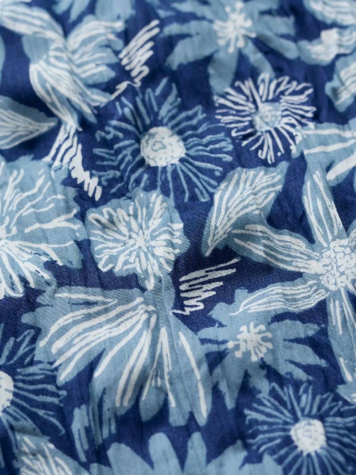 Bluse - Larissa Shirt - Sketchbook Blooms Marine