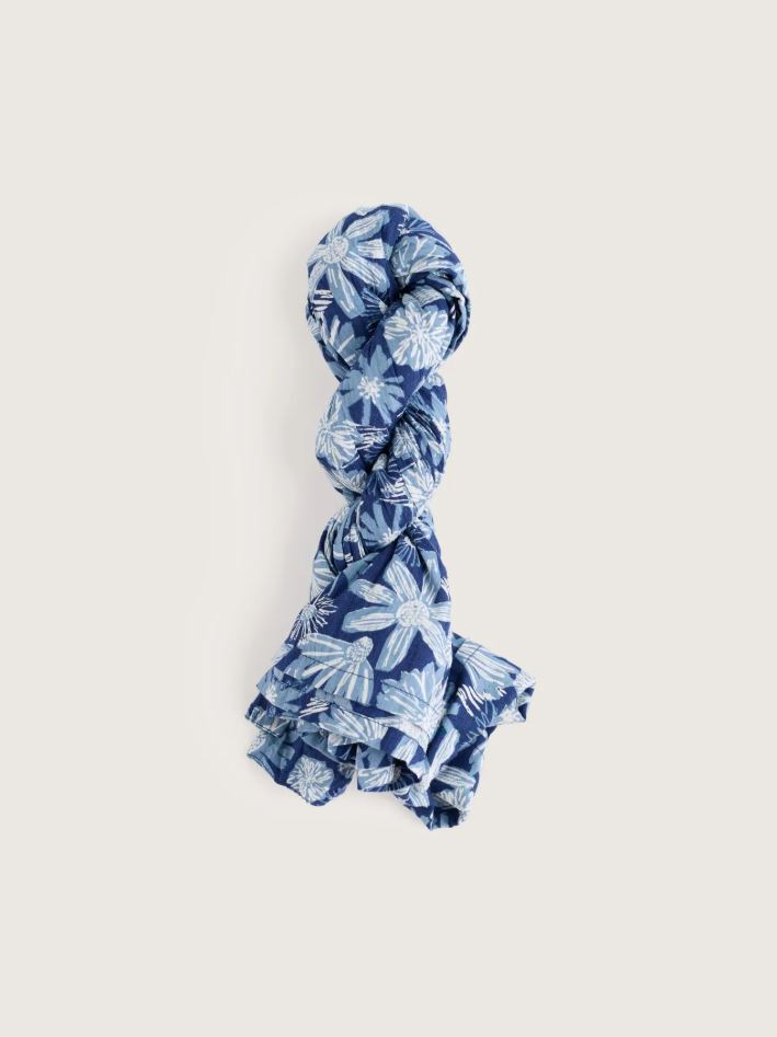 Bluse - Larissa Shirt - Sketchbook Blooms Marine