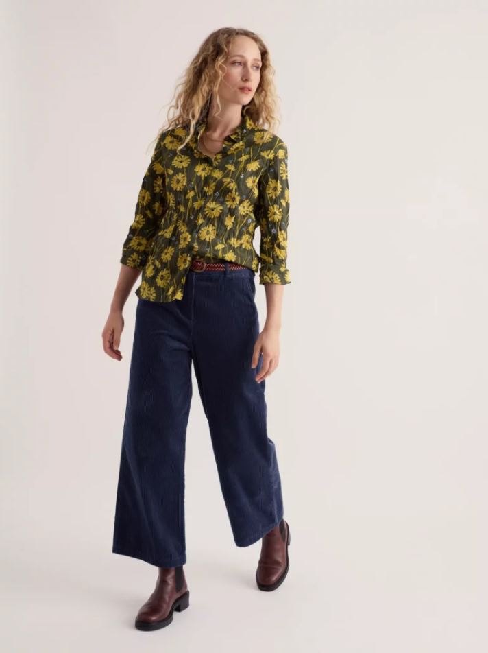 Bluse - Larissa Shirt - Dried Proteas Nori