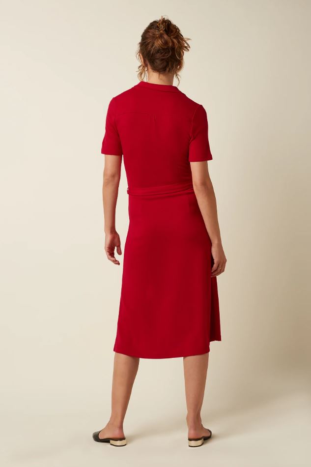 Kleid - Lola Dress Milano Crepe - Chili Red