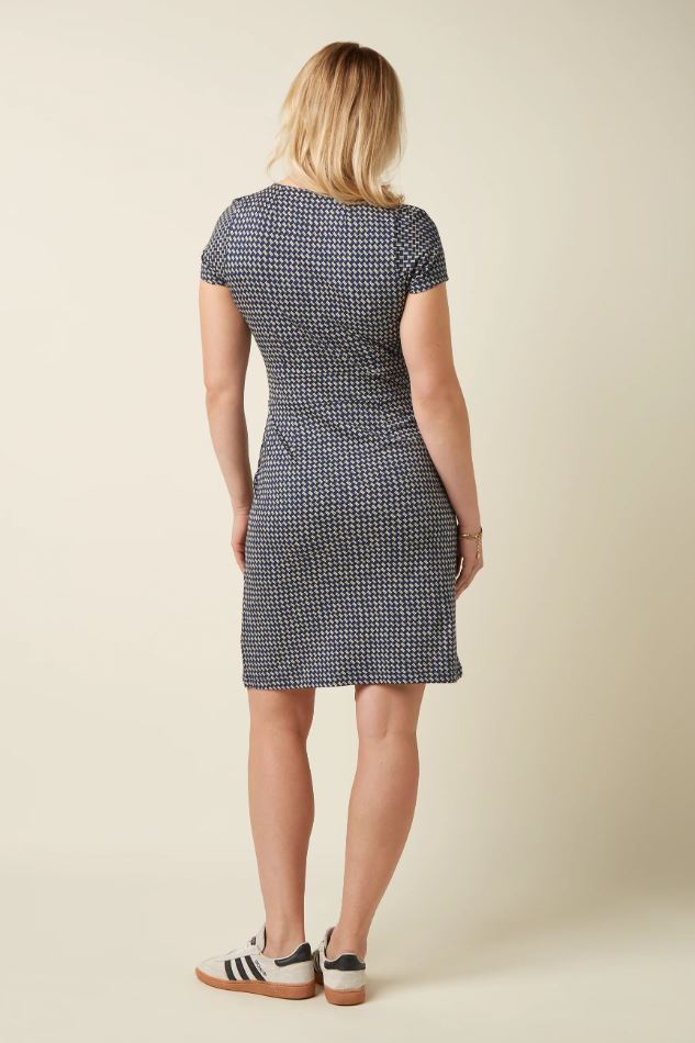 Kleid - Mona Dress Blizzy - Mazarine