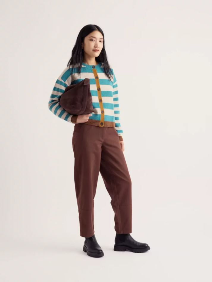 Strickjacke - Pinwell Cardigan - Bright Shape Estuary Mix
