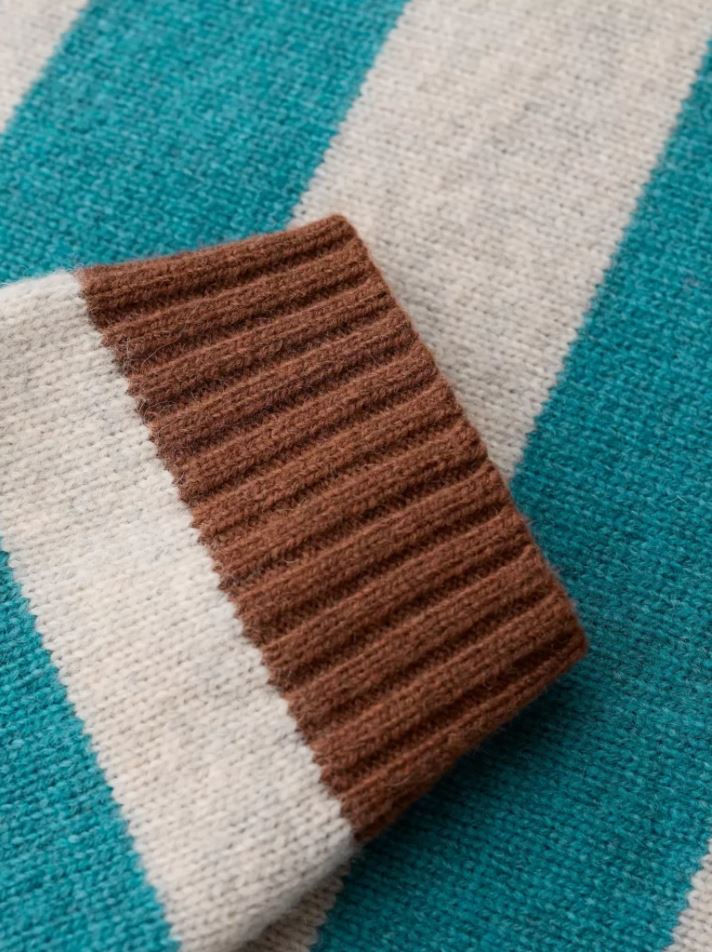 Strickjacke - Pinwell Cardigan - Bright Shape Estuary Mix