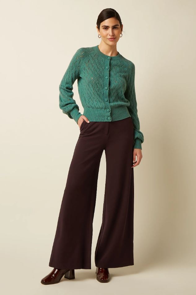 Strickjacke - Cardi Raglan Farfalle - Fir Green