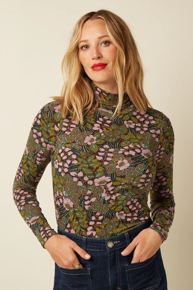 Rollkragenshirt – Rollneck Top Sierra – Bitter Chocolate