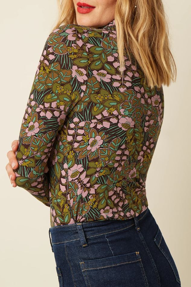 Rollkragenshirt – Rollneck Top Sierra – Bitter Chocolate