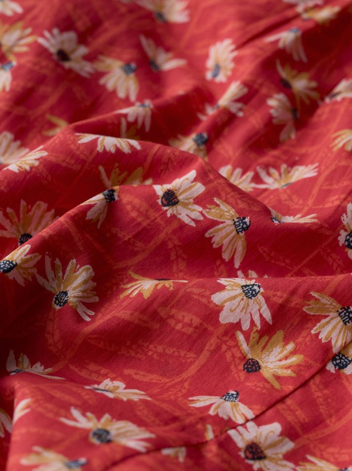 Bluse - Rushmaker Shirt - Echinacea Stems Tomato