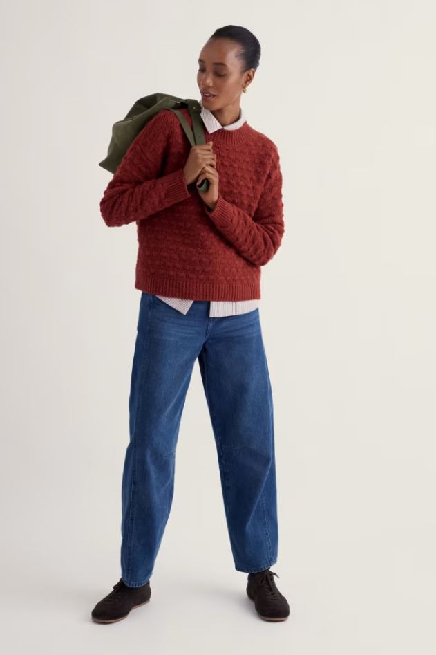 Pullover - St Agnes Jumper - Red Sail