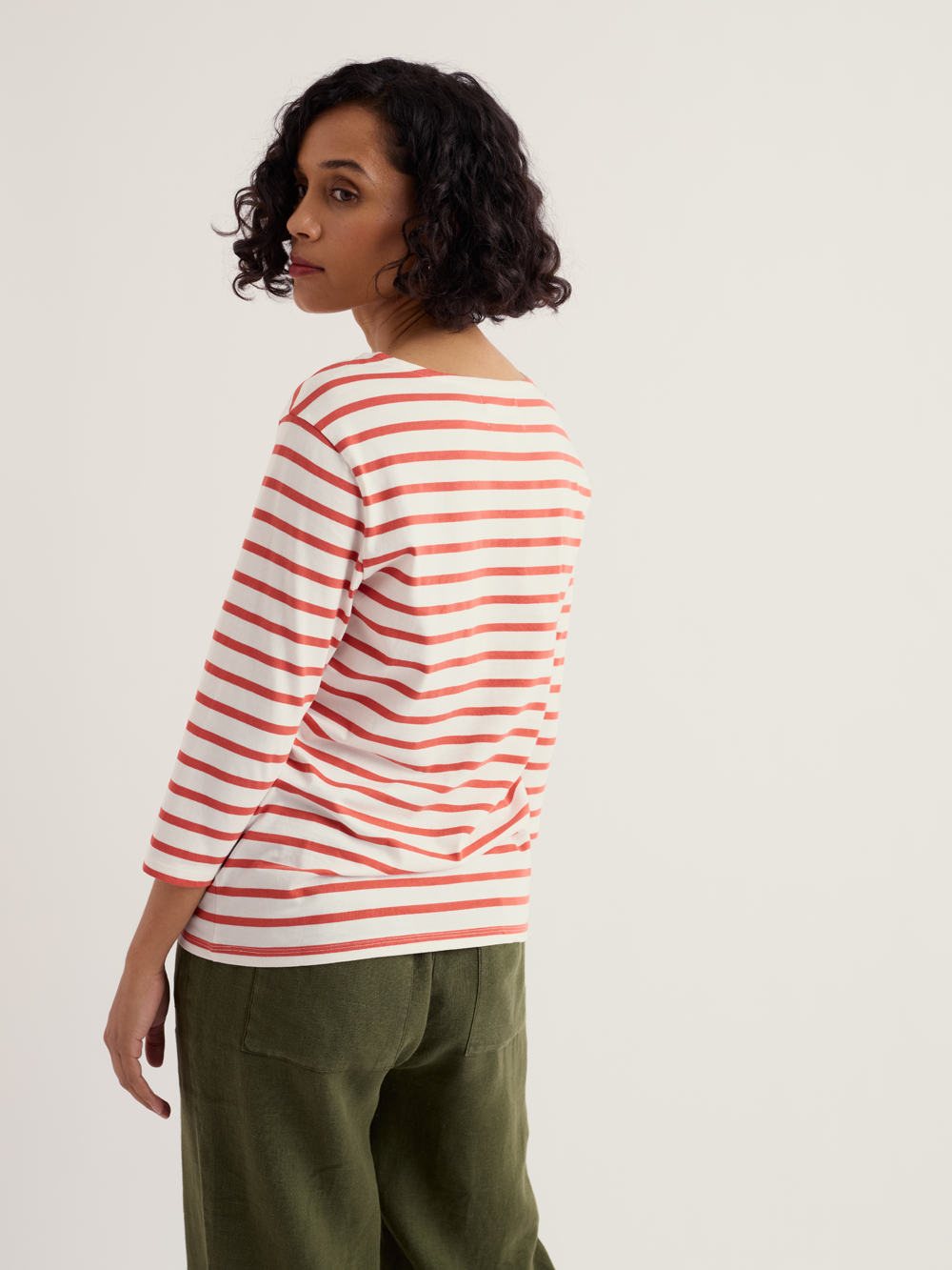 Shirt - langarm - Sailor Top - Breton Carnelian