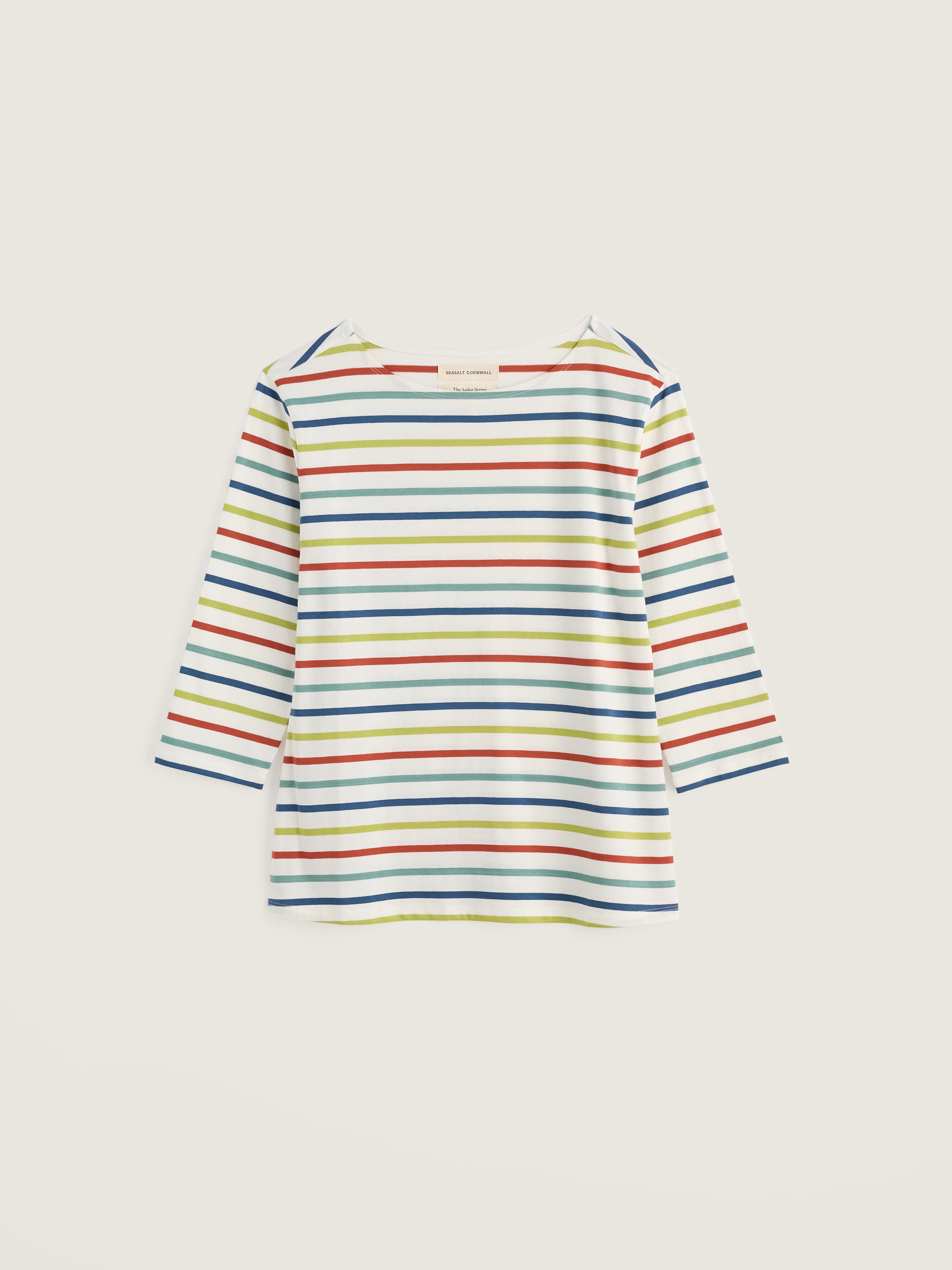 Shirt - langarm - Sailor Top - Quad Breton Avocado