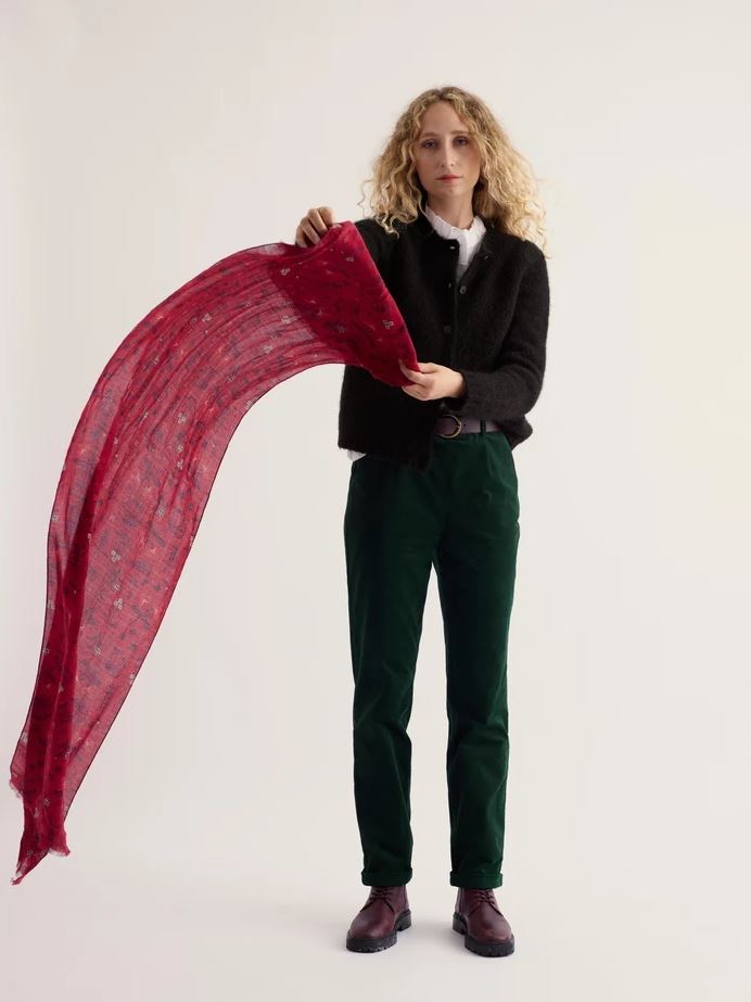 Schal - Pentillie Scarf - Tapestry Flowers Dahlia
