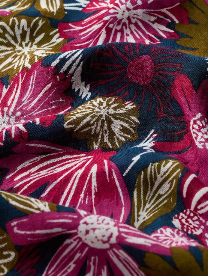 Schal - Pentillie Scarf - Sketchbook Blooms Rosa