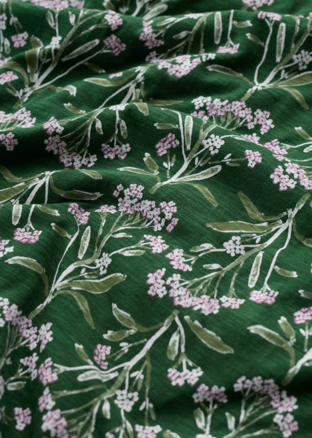 Kleid - Chateaux Dress - Yarrow Study Treetop