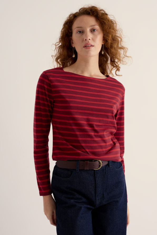 Shirt - langarm - Sailor Shirt - Duet Breton Dark Dahlia