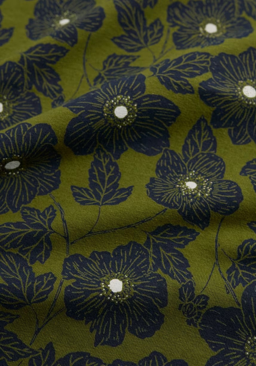 Haarband - Handyband - Anemone Sketch Cedar Green