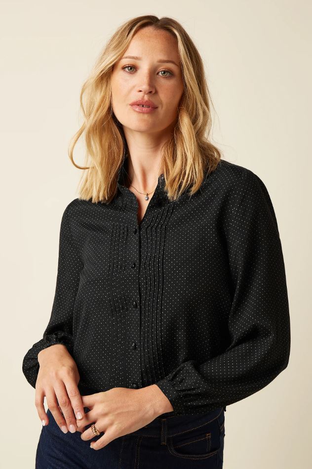 Bluse - Alicia Blouse Tilly - Black