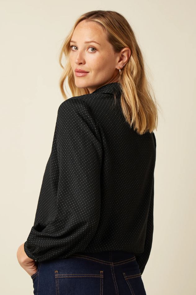 Bluse - Alicia Blouse Tilly - Black