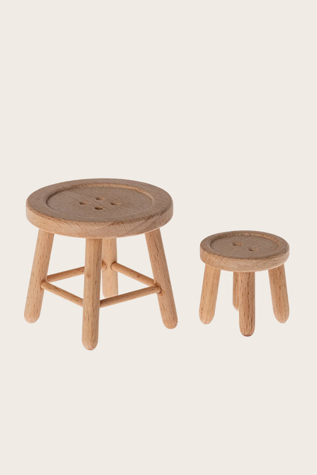 Tisch und Hocker Set - Maileg Zubehör