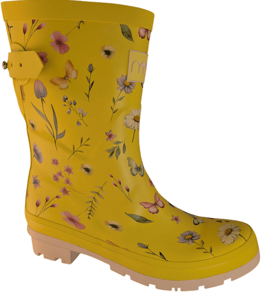Gummistiefel – Butterfly – Schmetterling – Gelb-Rosa