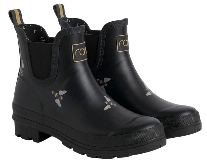 Gummistiefel – Bees – Bienen – Schwarz