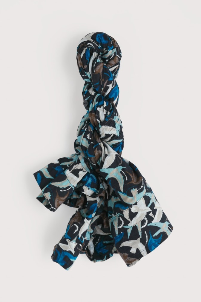 Bluse - Larissa  Shirt - Swooping Birds Onyx