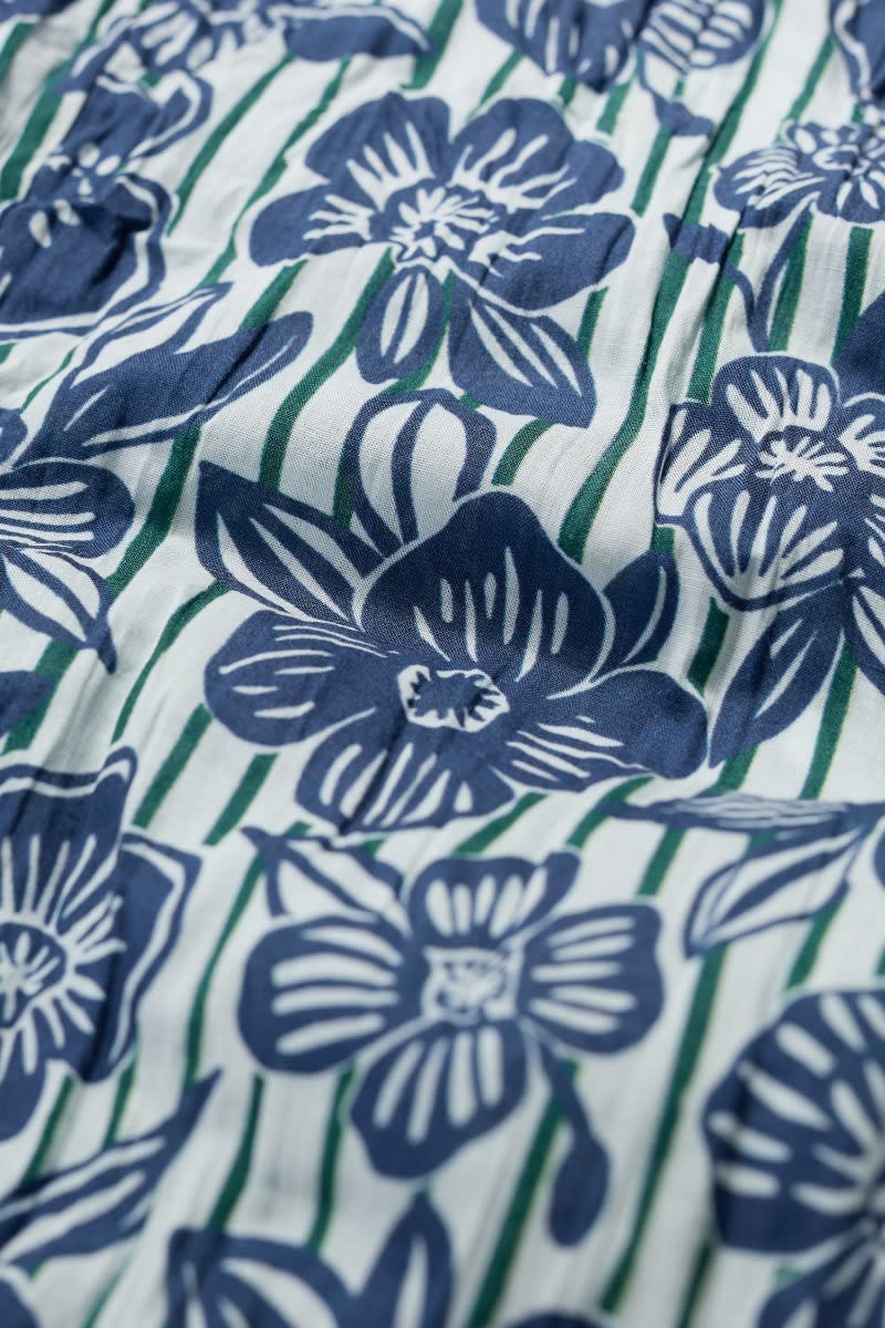 Bluse - Larissa  Shirt - Floral Imprint Chalk