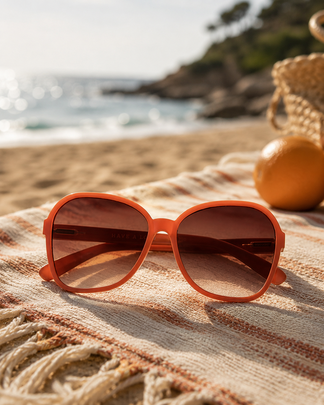 Sonnenbrille - Butterfly - burnt orange
