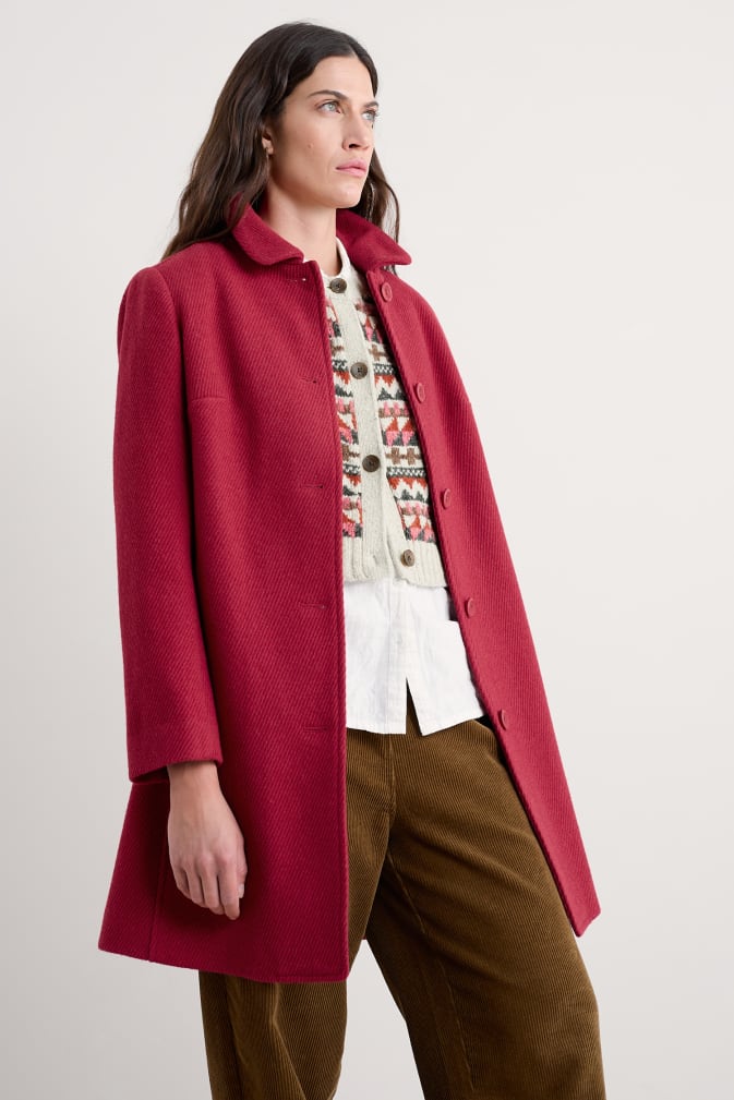 Mantel - Wood Cabin Coat - Maple