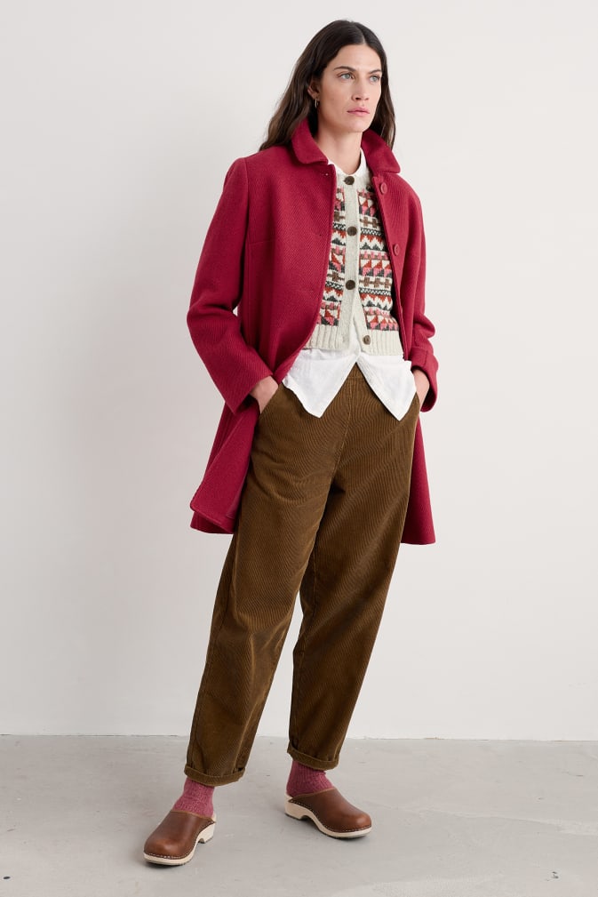 Mantel - Wood Cabin Coat - Maple