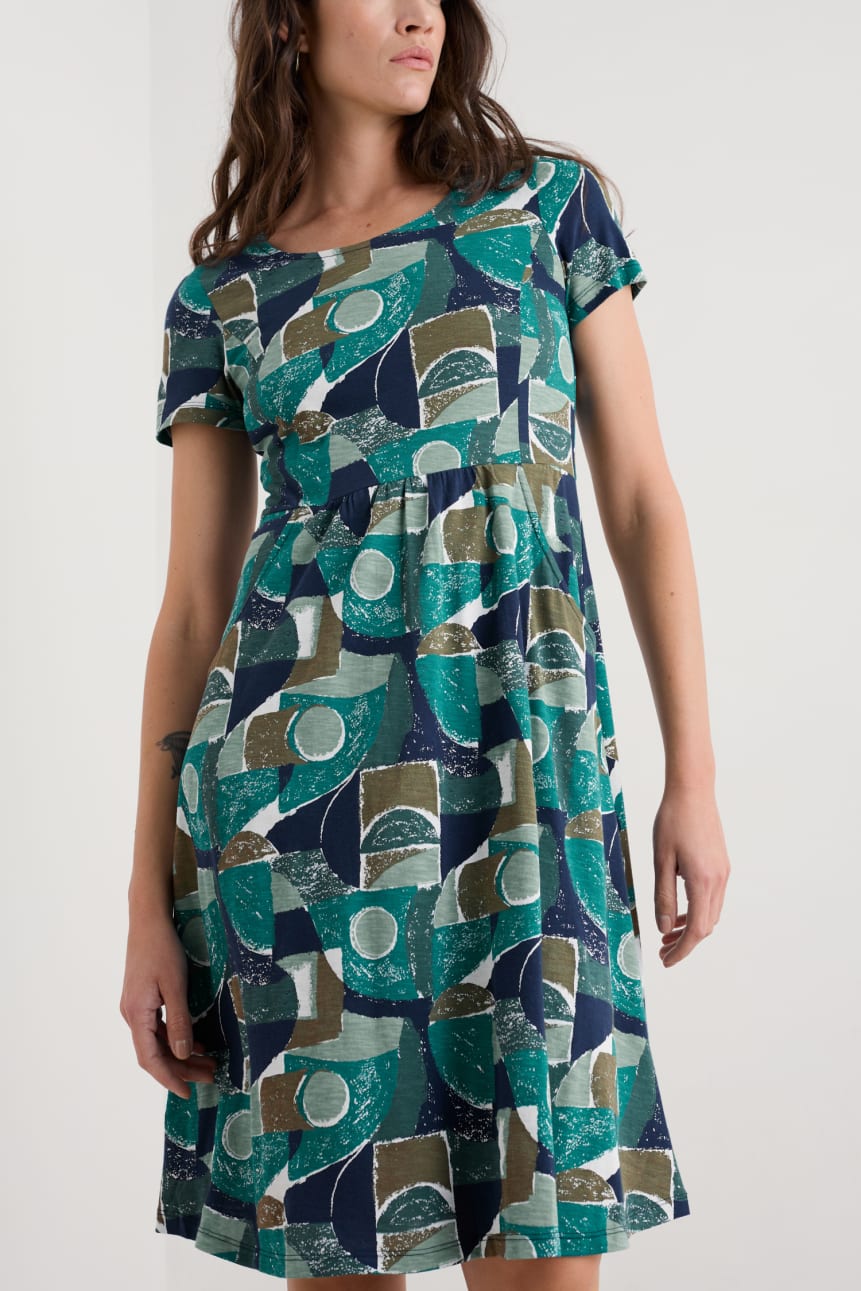 Kleid - Enor Dress - Penwith Abstract Emulsion