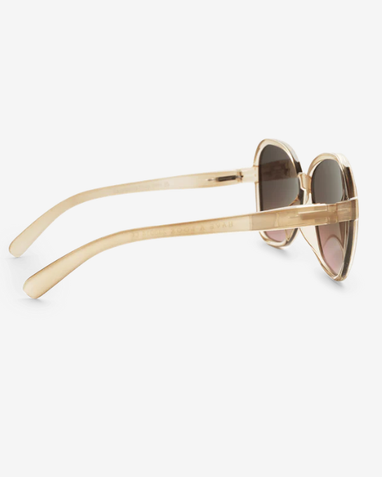 Sonnenbrille - Butterfly - beige