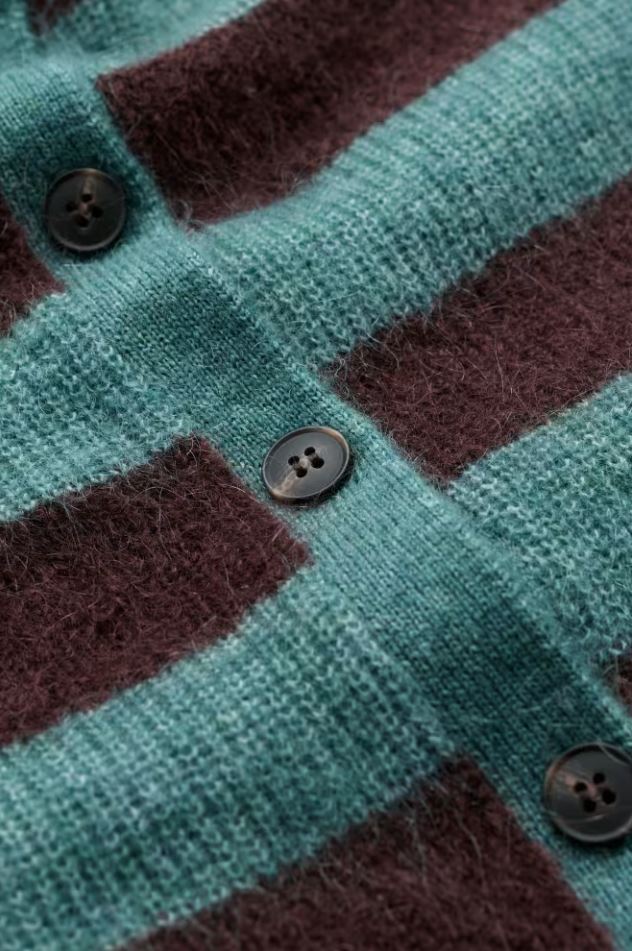 Strickjacke - Burnished Light Cardigan - Hare bell Seedbed Dune Grass