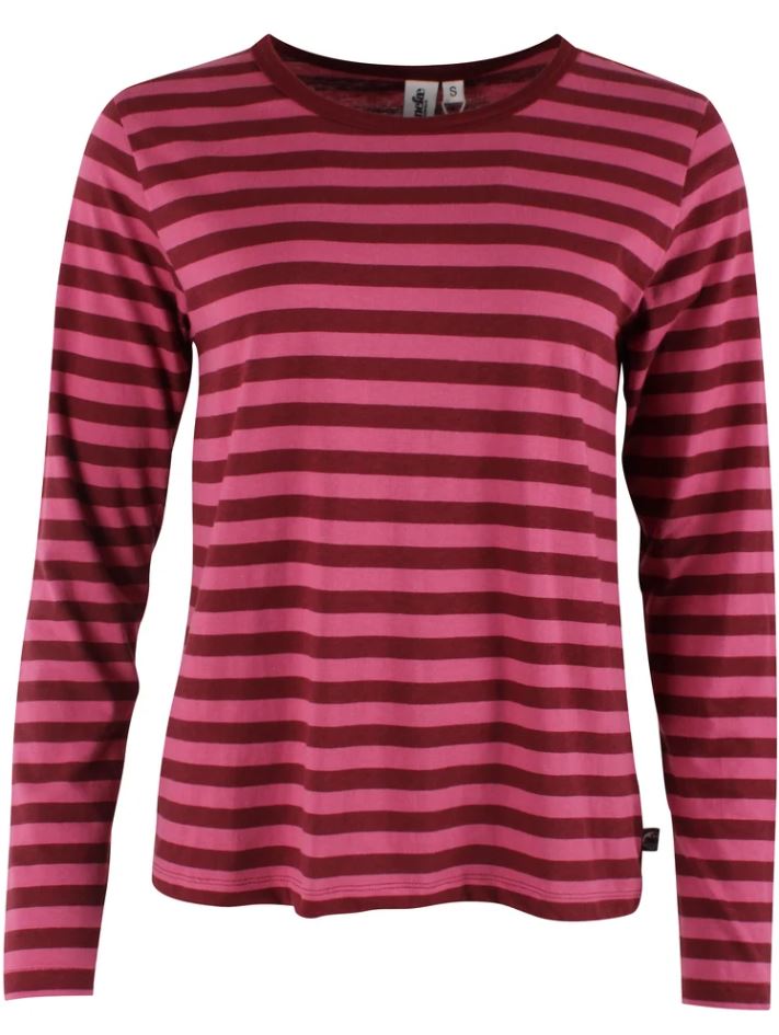 Shirt - langarm - Danebasic Merry LS Tee Dark Cherry/Berry Compote