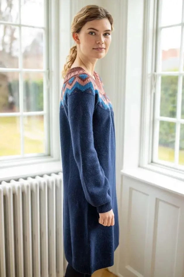Kleid - Danesukkertop Wool Sweater Dress Dk Navy