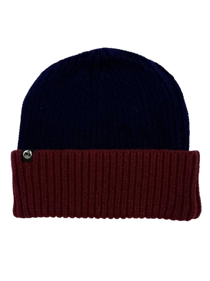 Mütze - Danewarm Thoughts Merino Beanie Dark Bordeaux